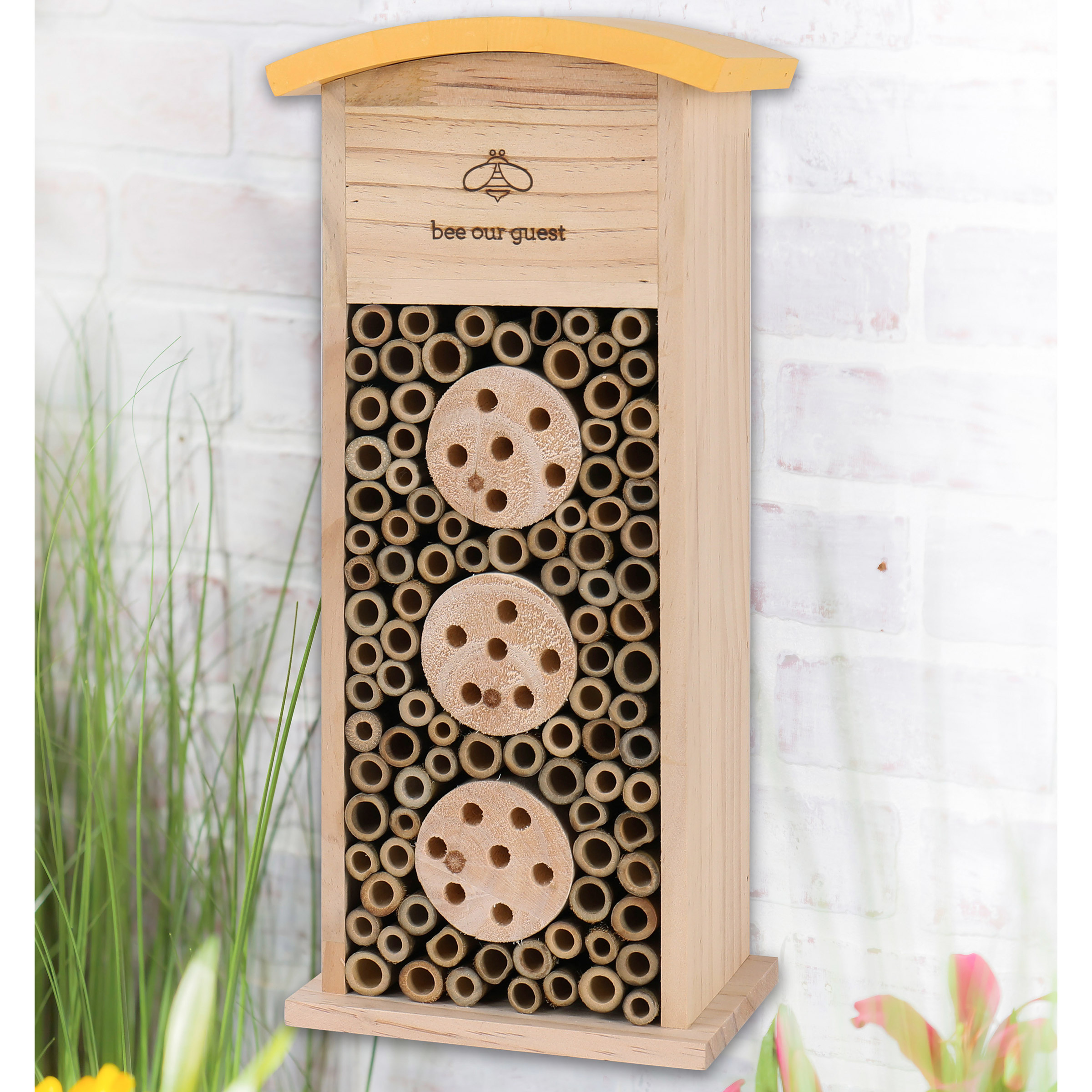 14" Mason Bee & Butterfly Tower, 2-Pack | Costco
