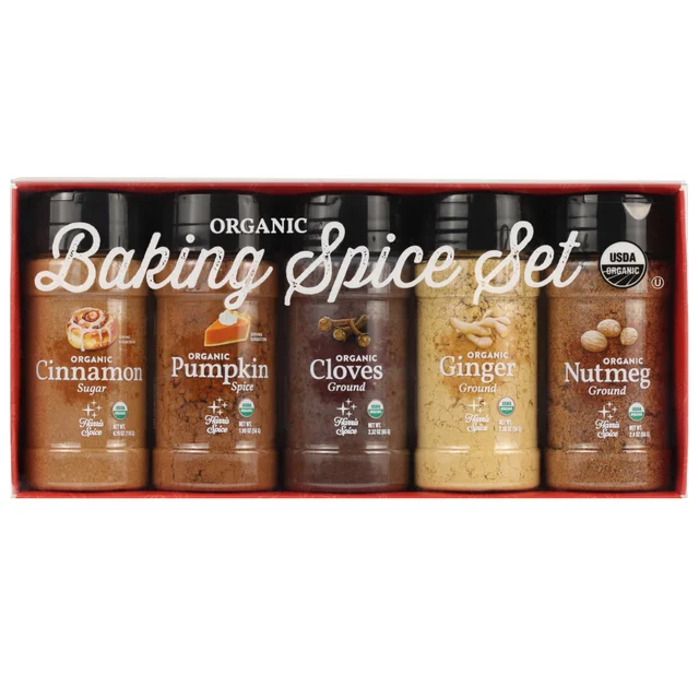 ORGANIC BAKING SPICE VARIETY PACK 13.03 OUNCES TOTAL
