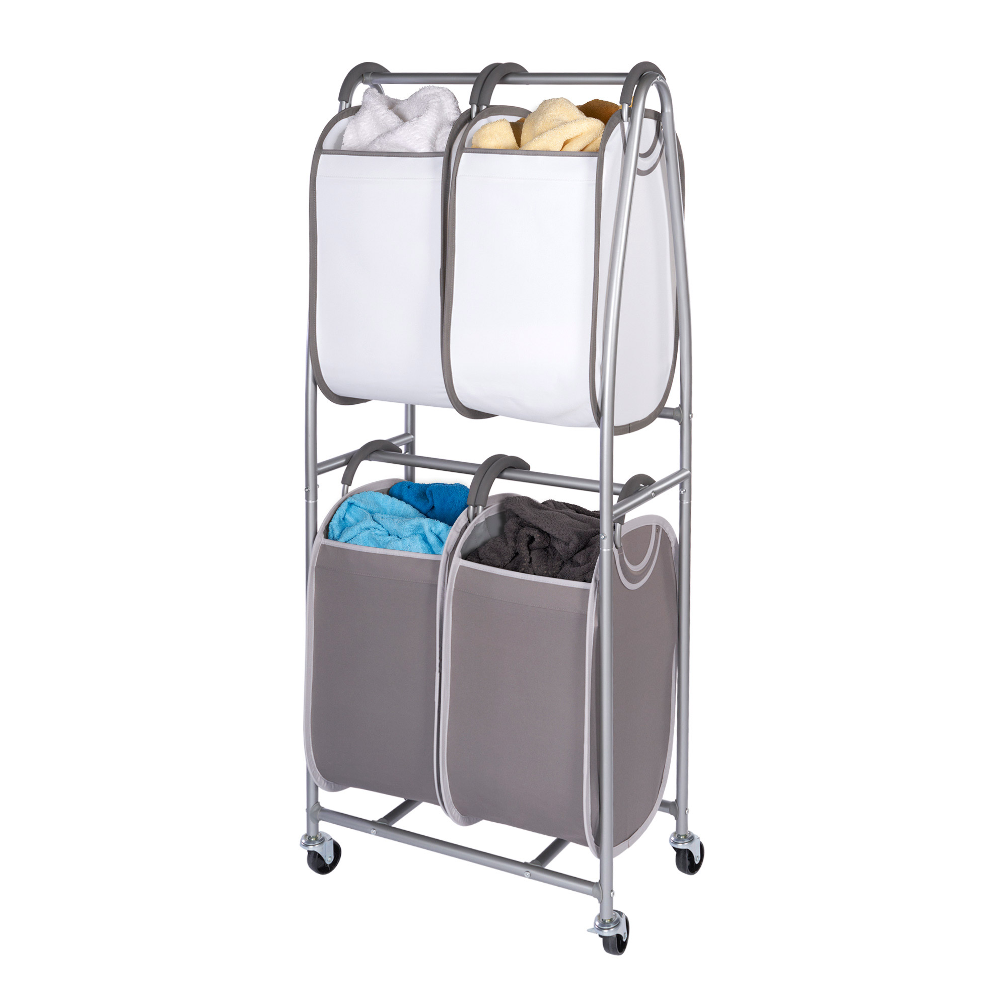 Neatfreak 2-Tier Rolling Quad Laundry Sorter | Costco