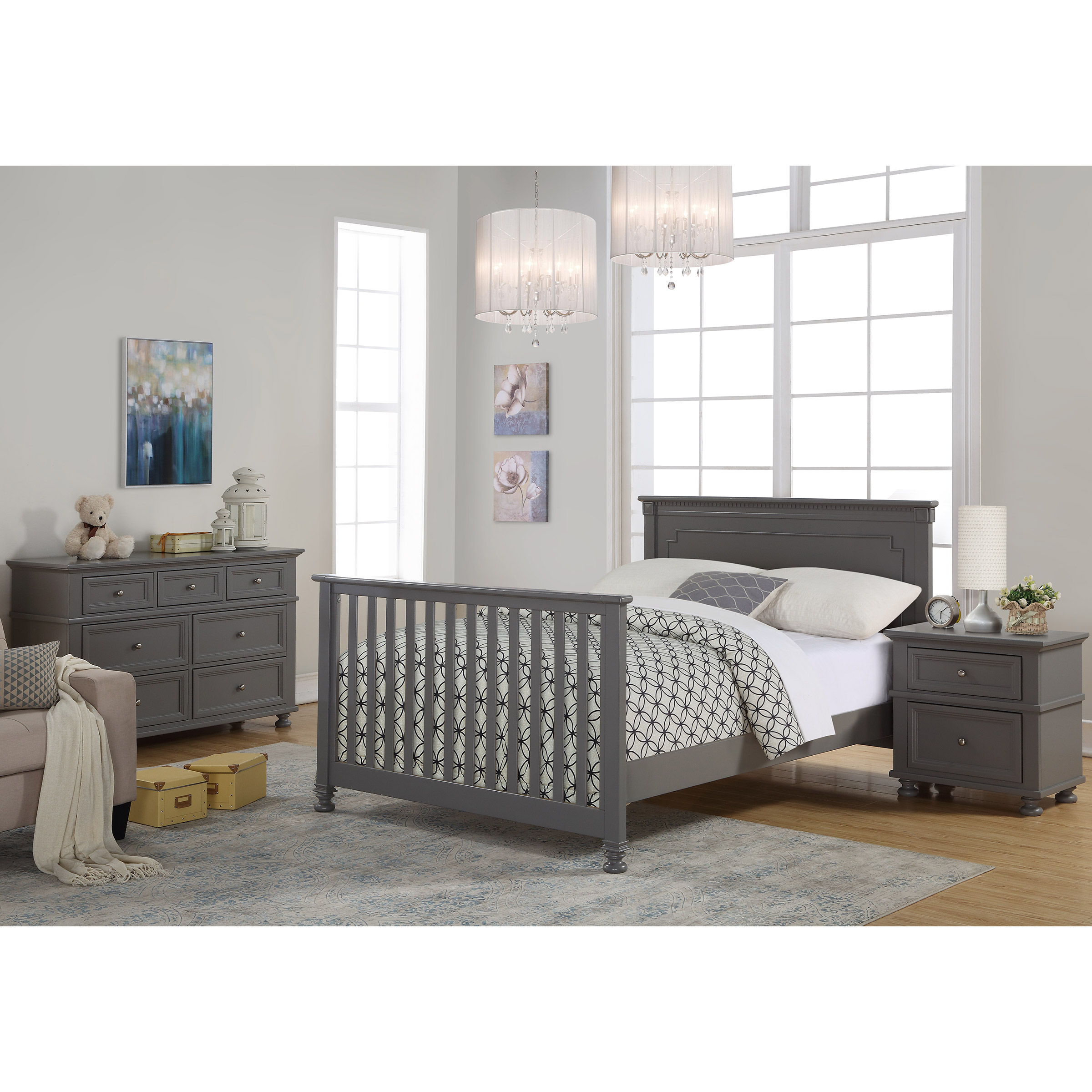 sachin and babi light blue dress Dresser to match rustic/vintage grey crib