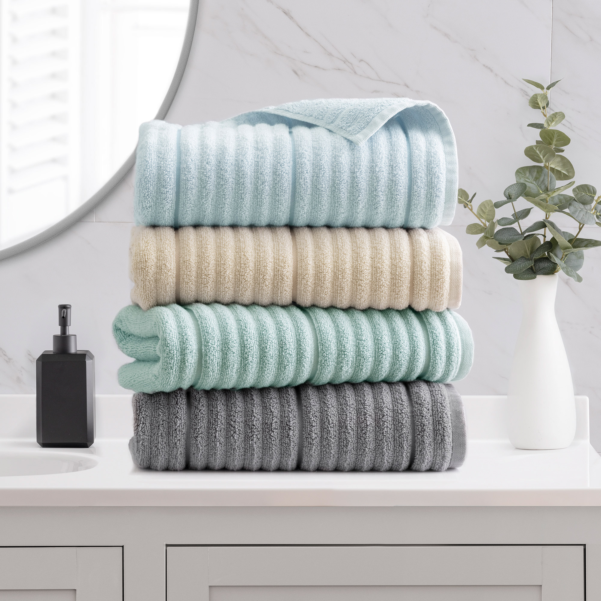 Welhome Bath Towel, 2-pack