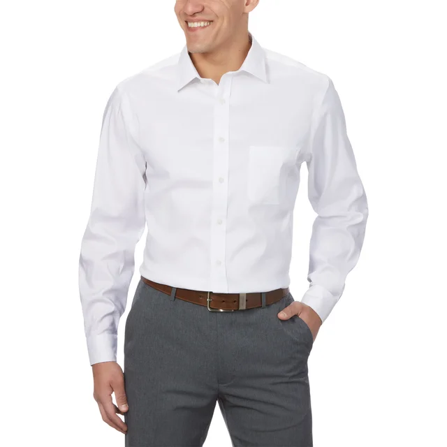 KIRKLAND SIGNATURE MEN'S COMFORT DRESS SHIRT