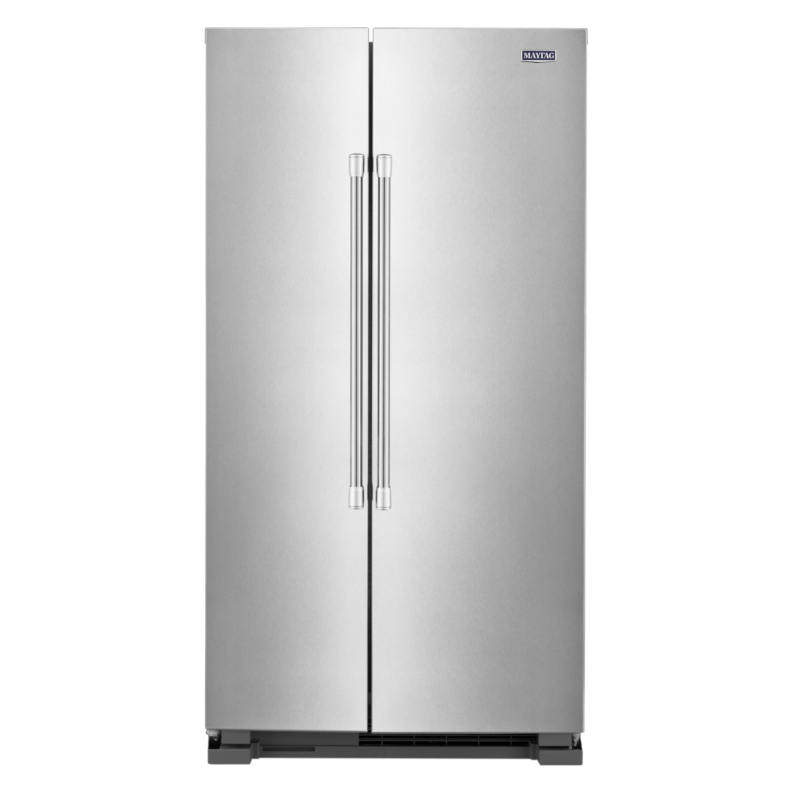 Maytag 36 in 25 cu ft. Stainless Steel  Side-by-Side Refrigerator with Stainless Steel Handles