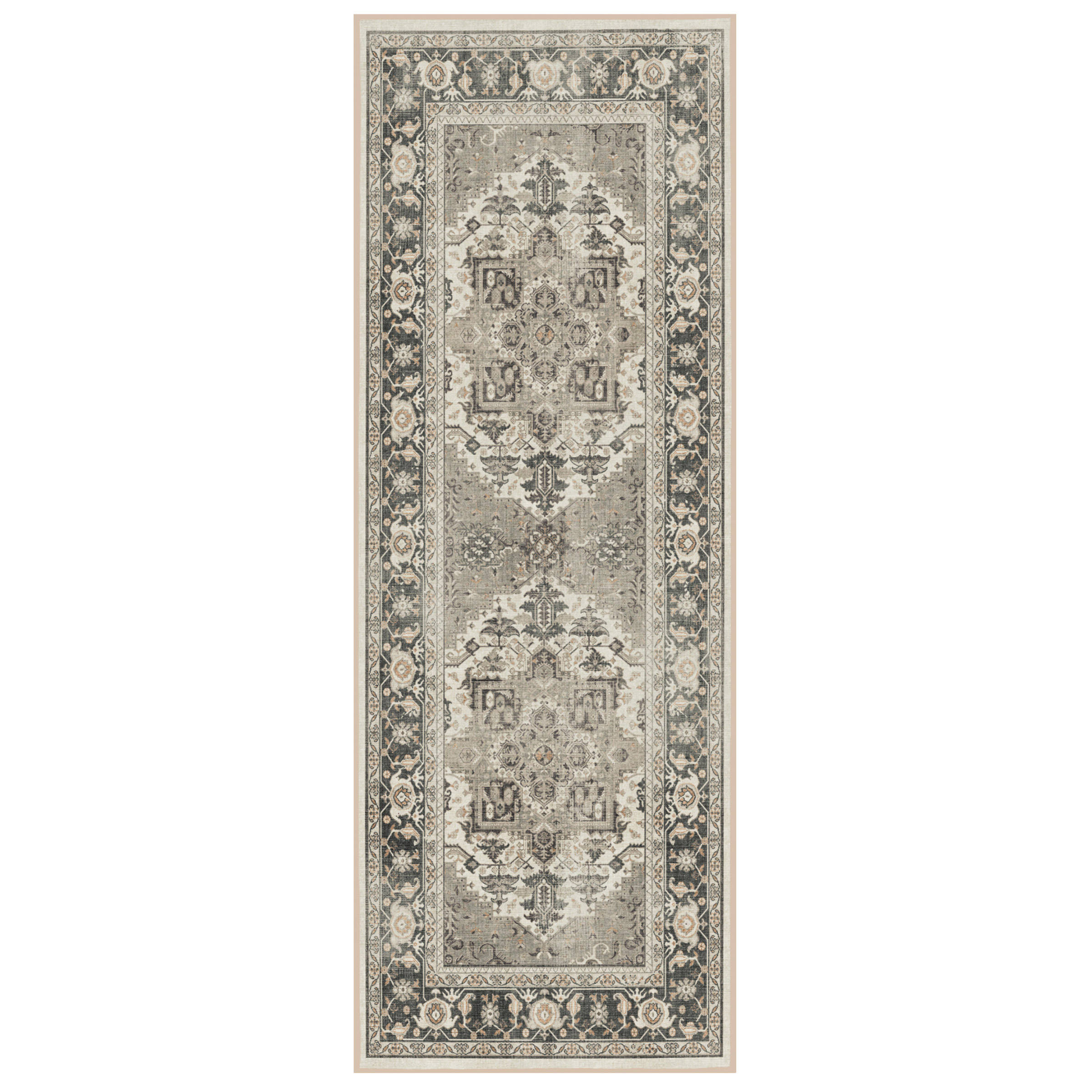 Ruggable Flatwoven Washable Helena Runner Rug, 2'6