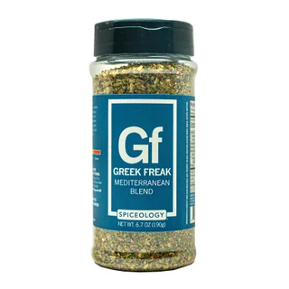 SPICEOLOGY GREEK FREAK SEASONING 6.7 OUNCE CONTAINER