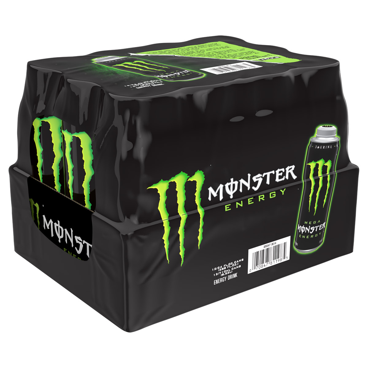Monster Energy Drink, 24 fl oz, 12-count Costco