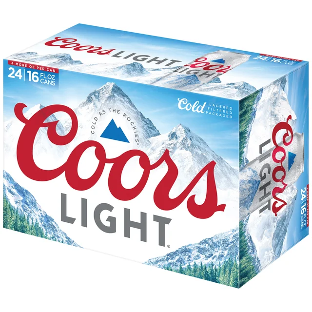 Millercoors Coors Light, 16 fl oz, 24-count