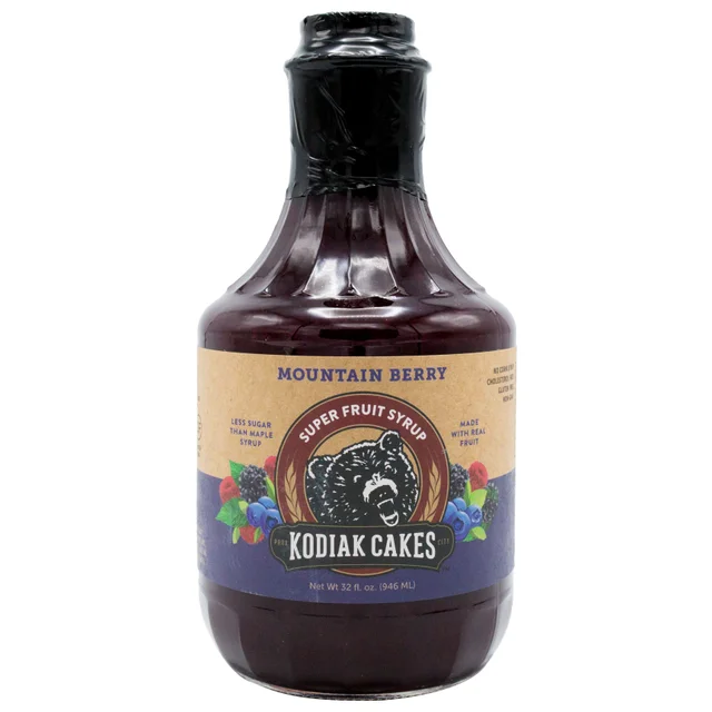 Kodiak Cakes Mountain Berry Super Fruit Syrup, 32 fl oz