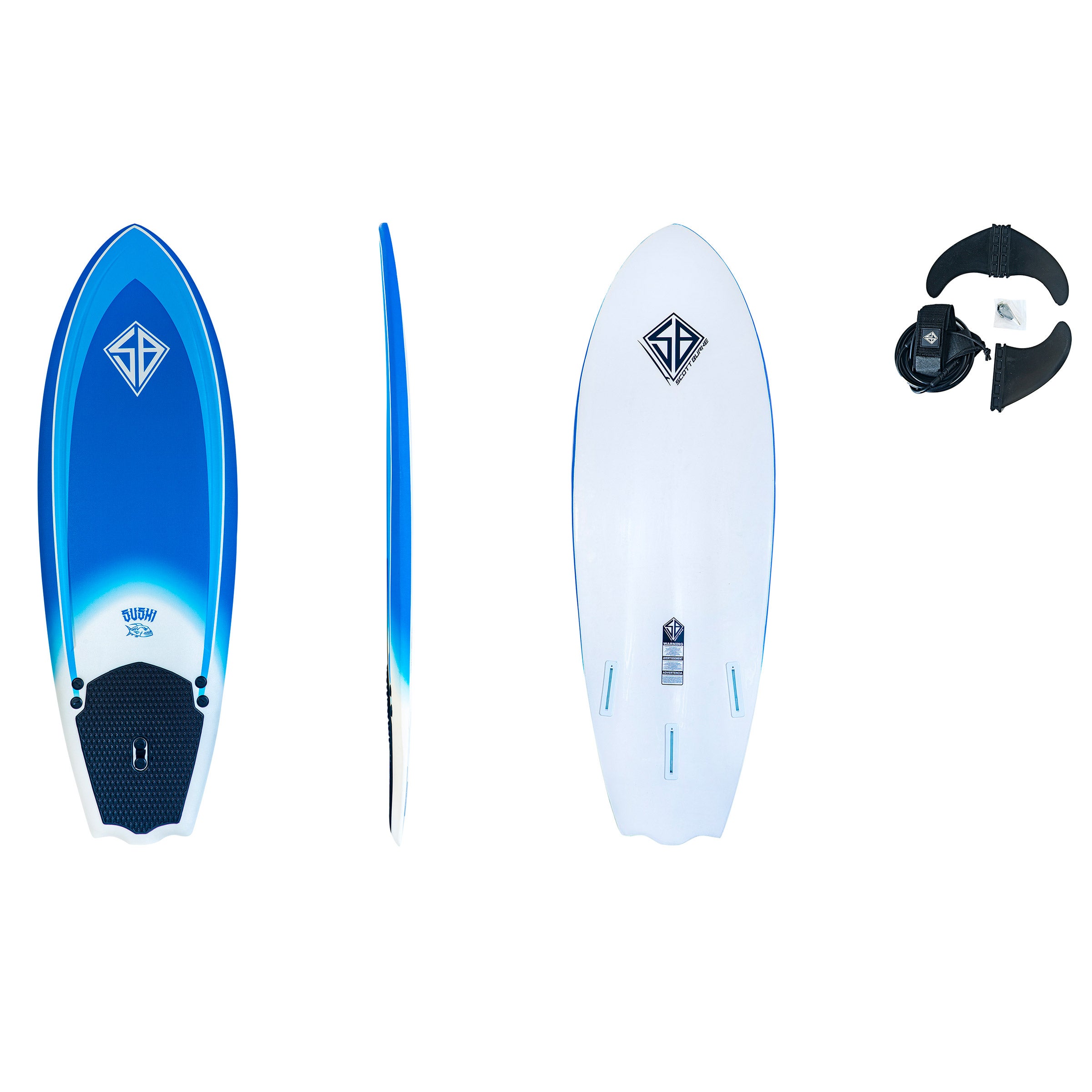 Scott Burke 5'8'' Foam Sushi Surfboard | Costco