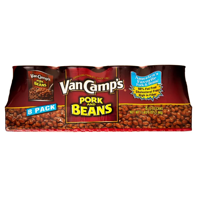 Van Camp's Pork And Beans, 15 oz, 8-count