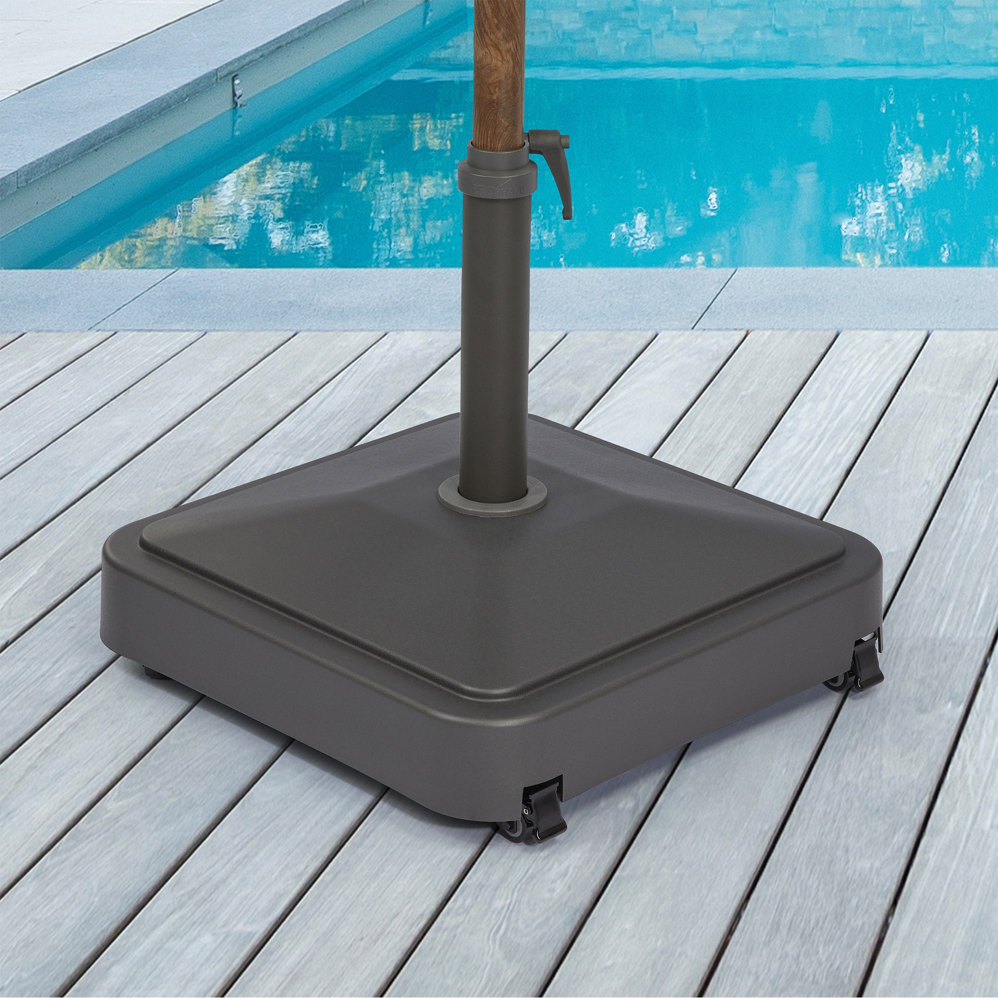 360-degree led cantilever offset patio umbrella w/ tilt - 10ft 360-Degree Solar LED Cantilever Offset Patio Umbrella w/ Tilt