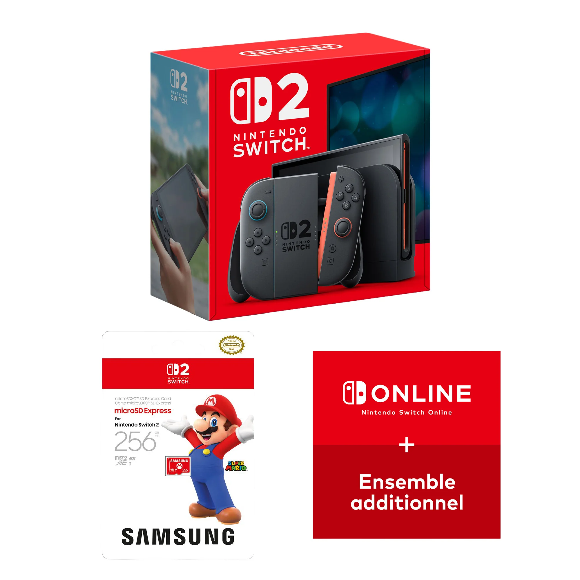 Nintendo Switch 2 with 256GB microSD Express Card and Nintendo