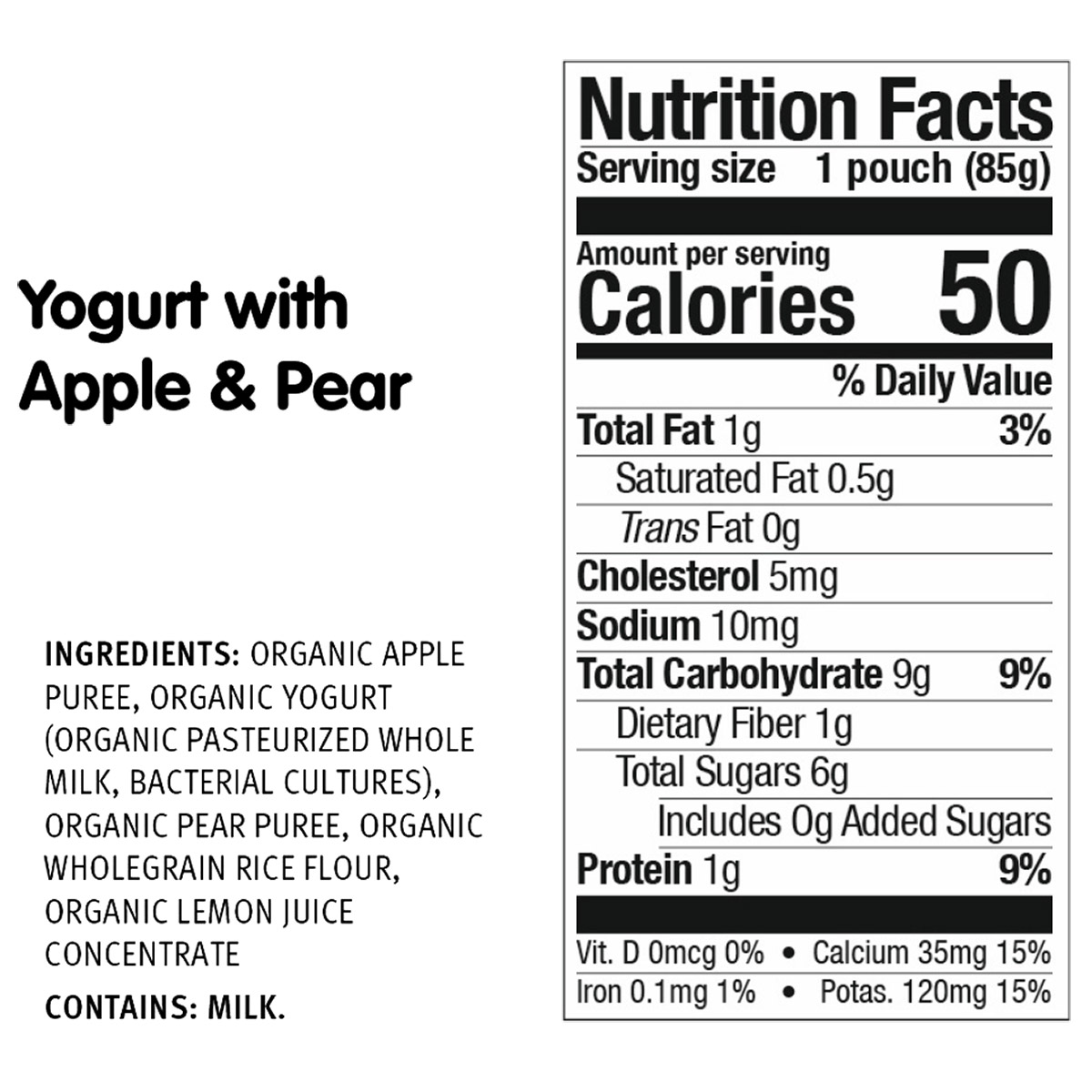 Holle Organic Baby Food, Yogurt Pouch Variety Pack, 40 Packs - 3