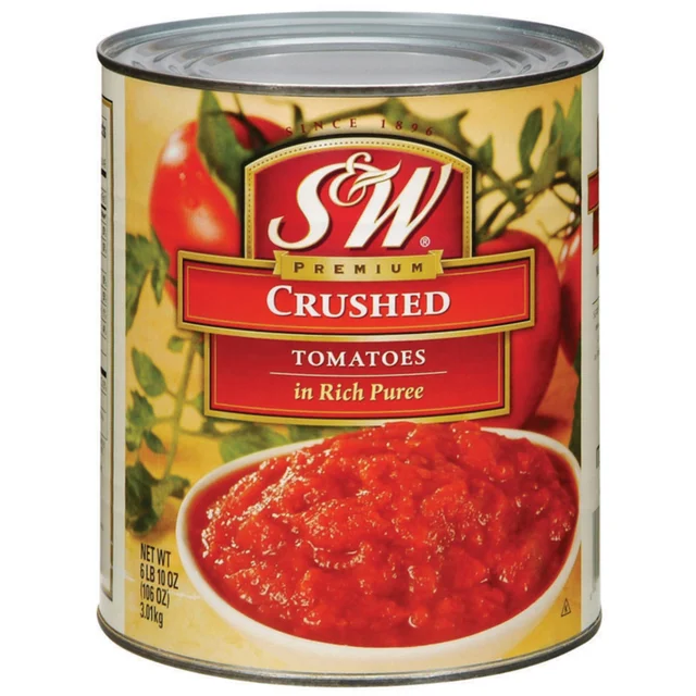 S&W Crushed Tomatoes, 106 oz