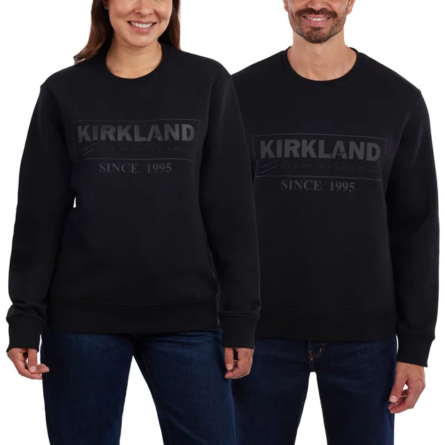 KIRKLAND SIGNATURE UNISEX LOGO CREWNECK