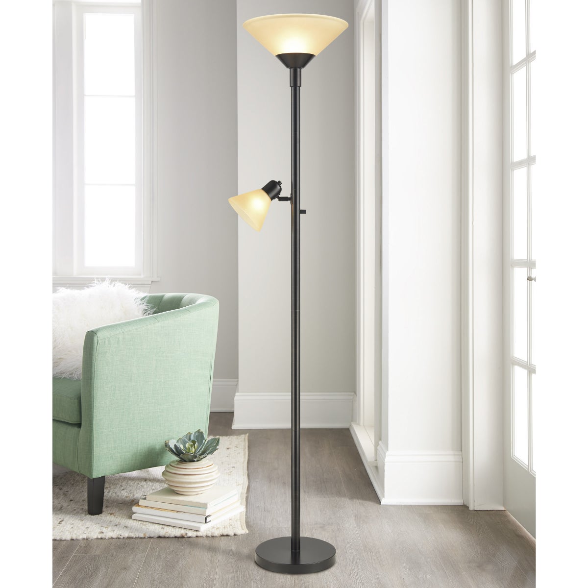 Torchiere Floor Lamp with Reading Light | Costco Torchiere Floor Lamp with Reading Light | Costco