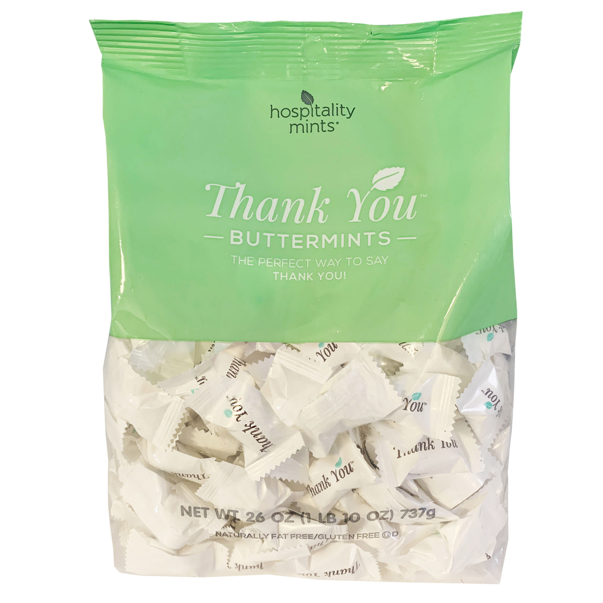 Hospitality Mints Thank You Buttermints  26 oz