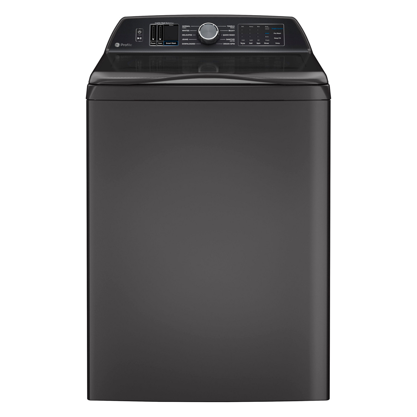 GE Profile 28 in. 6.2 cu. ft. (IEC) Diamond Grey Top-Load High-Efficiency Washer