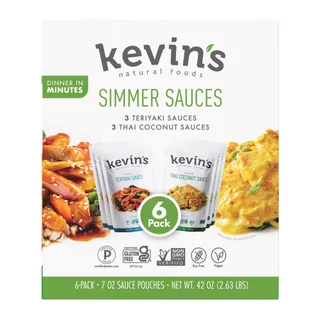 KEVIN'S SAUCE VARIETY PACK 6 - 7 OUNCE PACKS