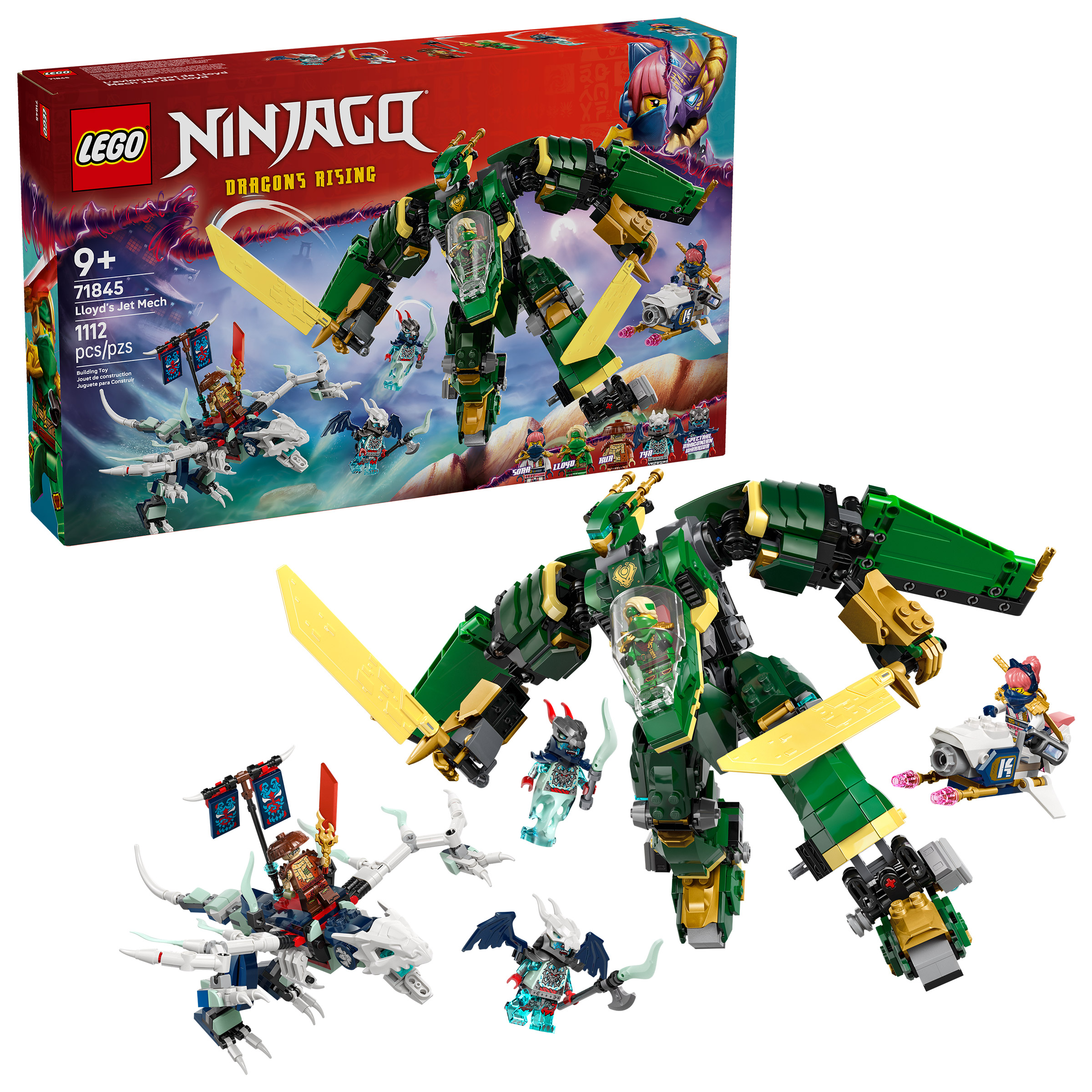 LEGO NINJAGO Lloyd's Jet Mech 71845