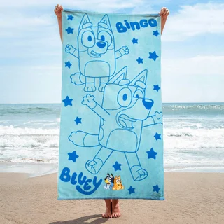 LICENSED CHARACTER BEACH TOWEL 34" X 63"