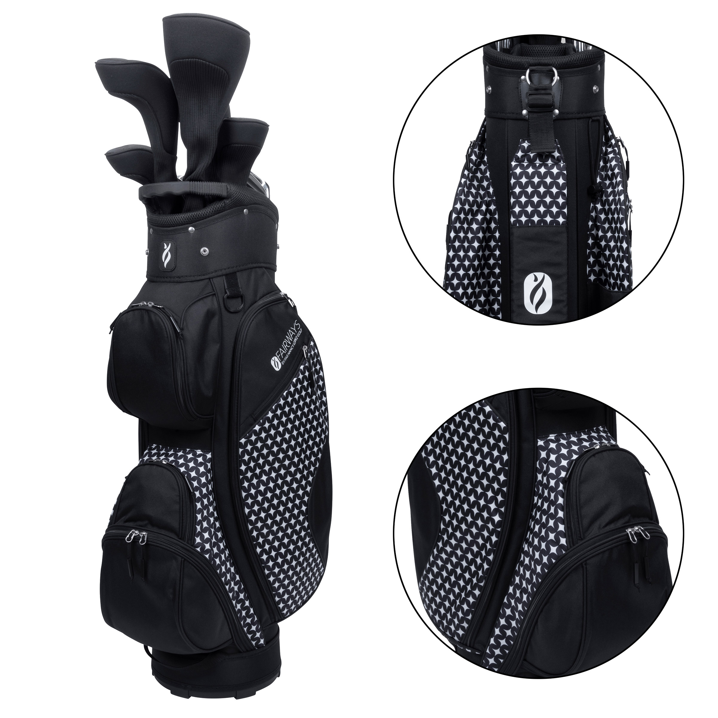 Nancy Lopez Fairways 11-club Women’s Golf Set Package with Cart Bag