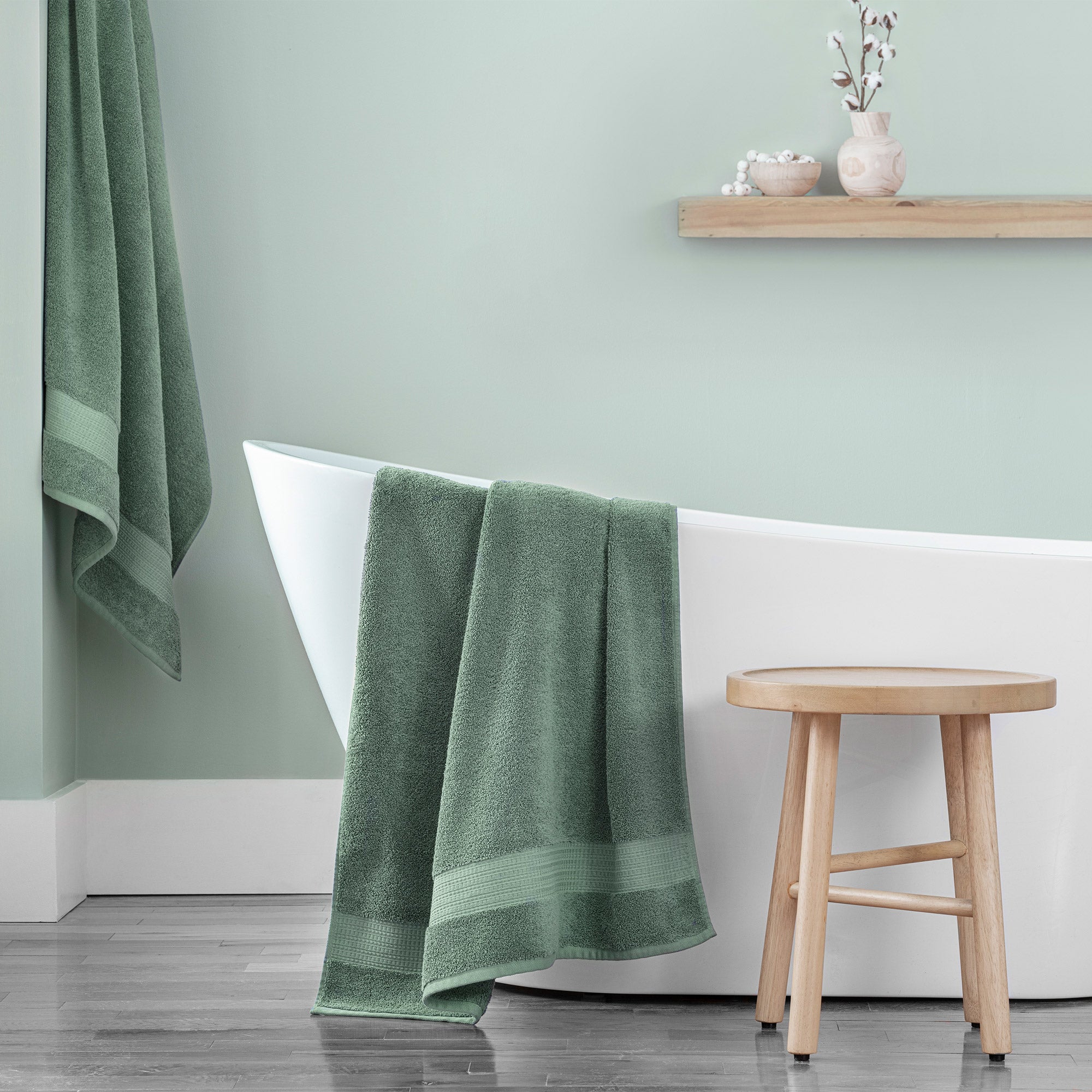 Purely Indulgent 100% Hygrocotton Bath Sheets