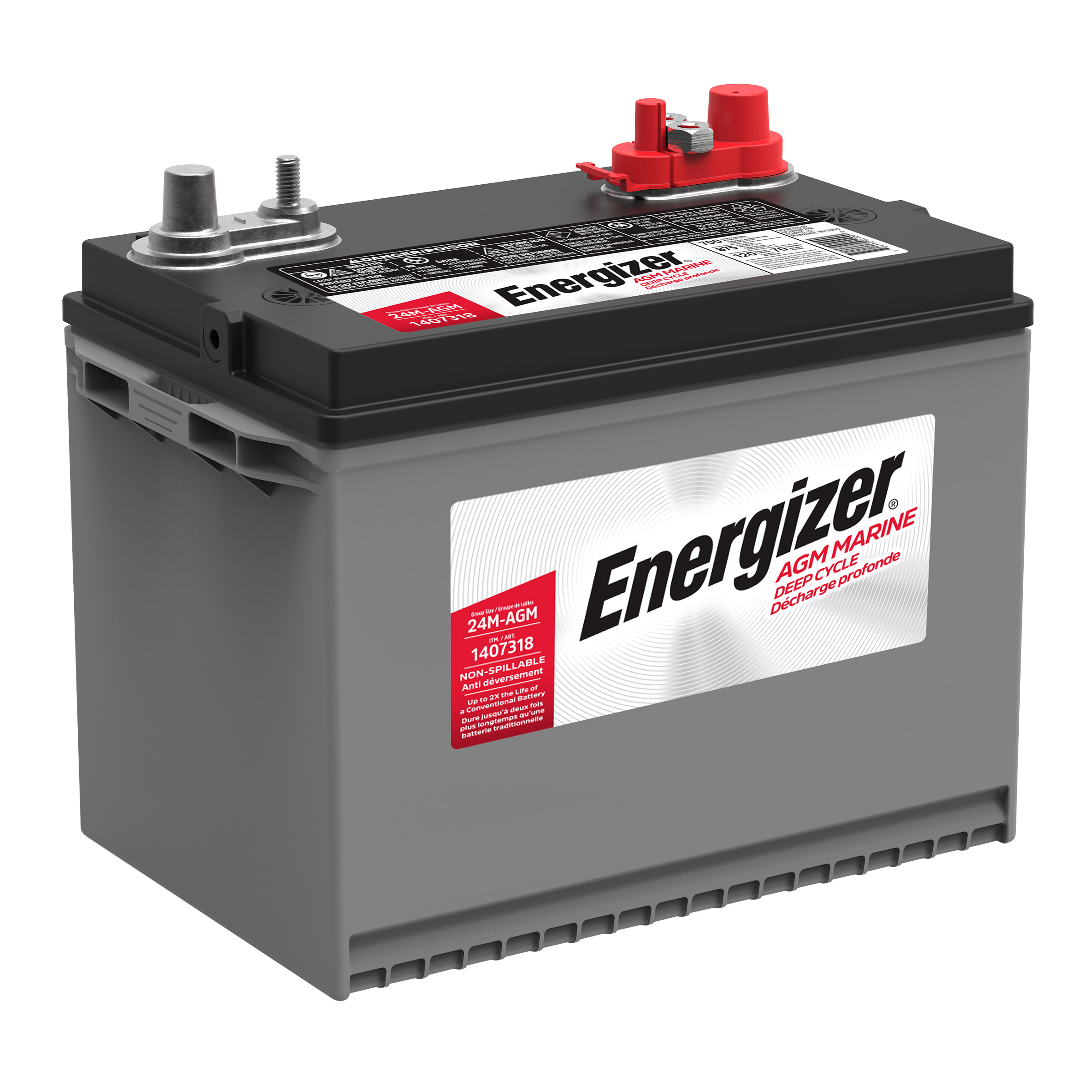 Energizer 24M Marine AGM Battery 