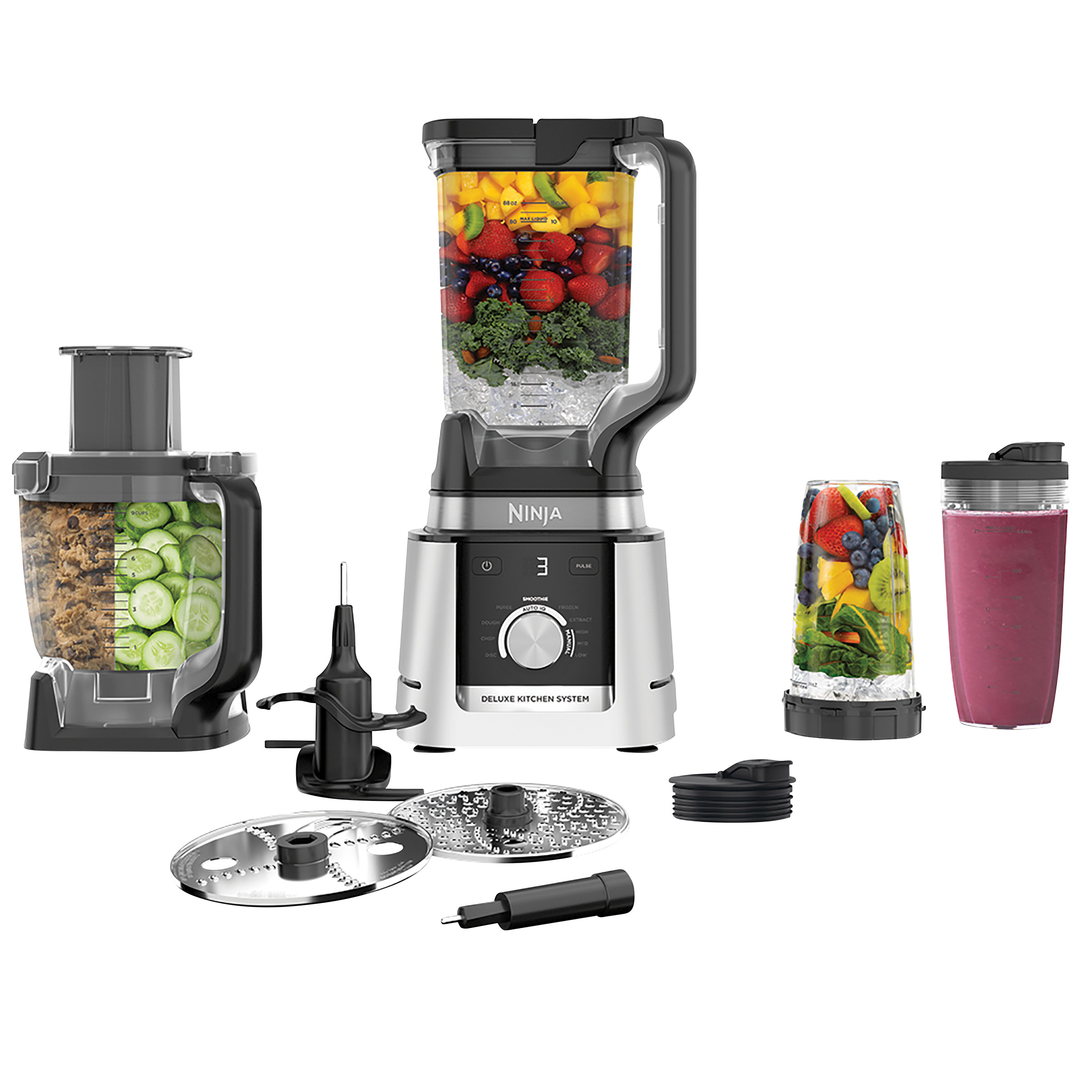 Ninja Deluxe Blender & Kitchen System with 88-oz. Pitcher, 9-Cup
