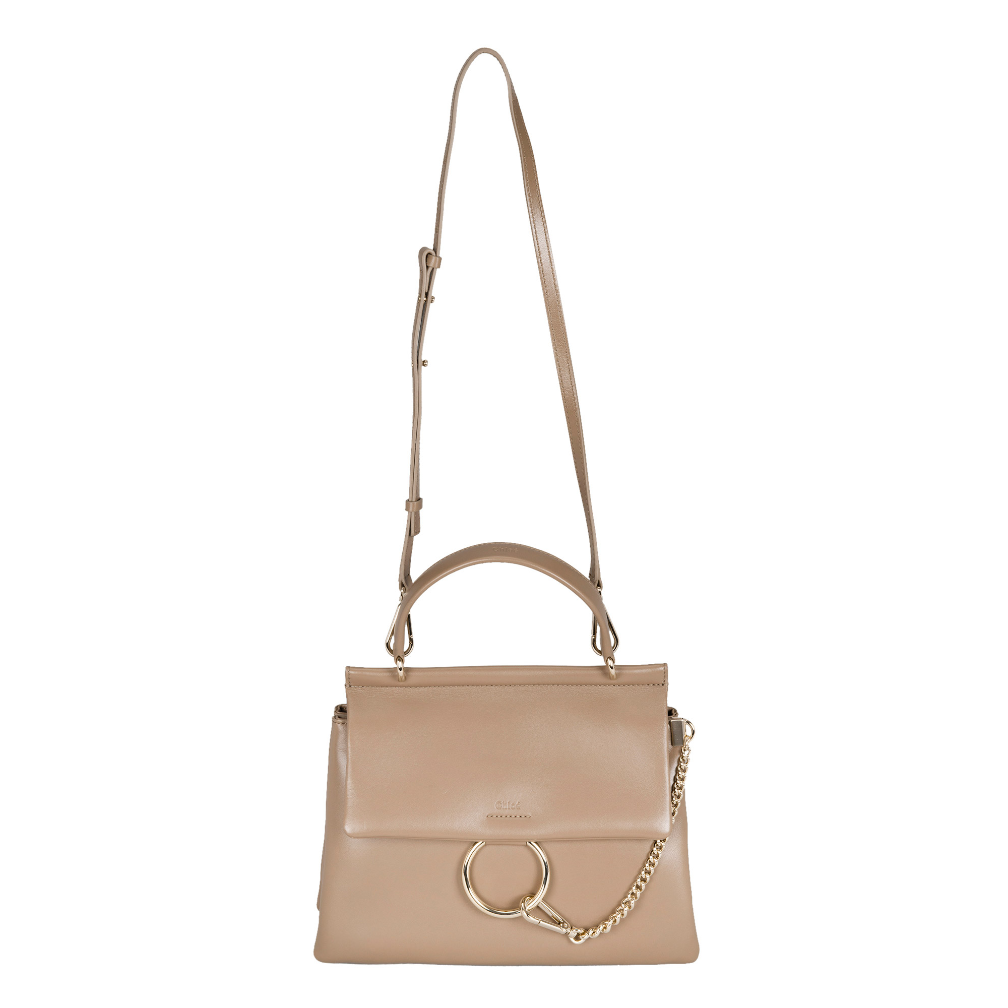 eeee chloe fayeバック Chloé Faye Small Crossbody Bag in Smooth Leather & Suede Calfskin