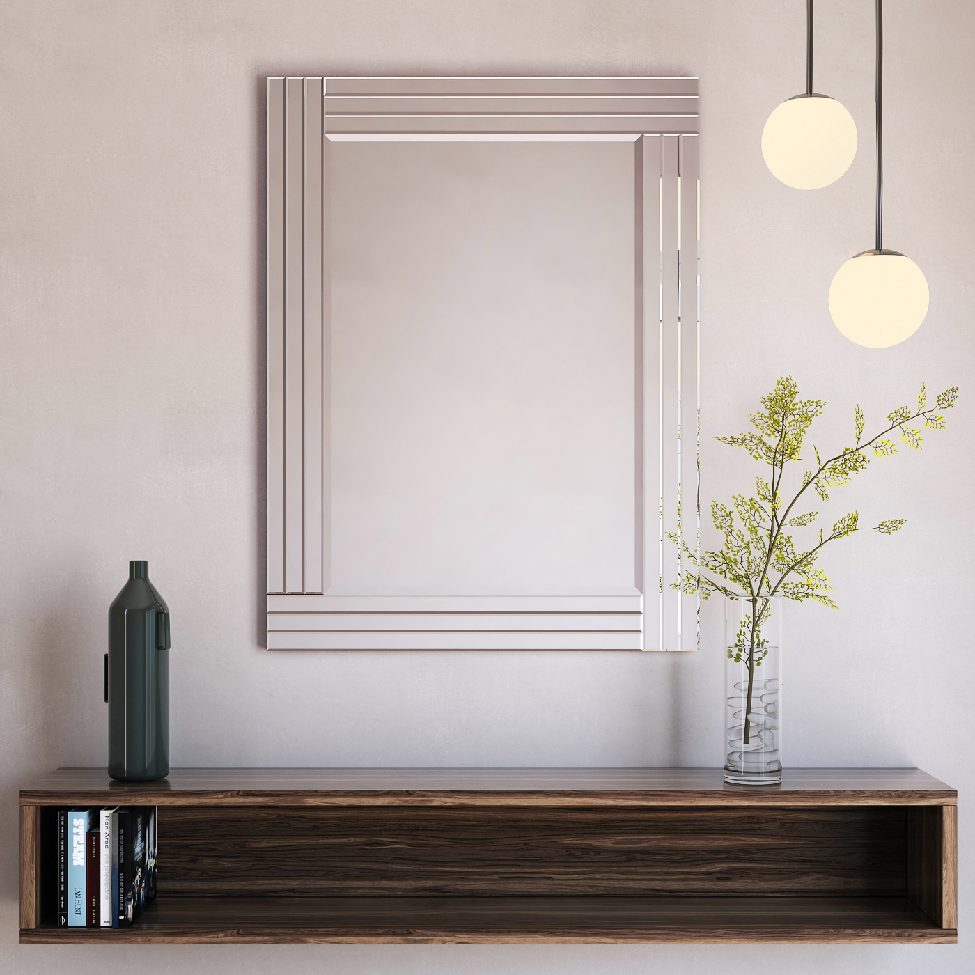 Appollo Essex Modern Mirror 76 cm x 102 cm (30 in. x 40 in.)