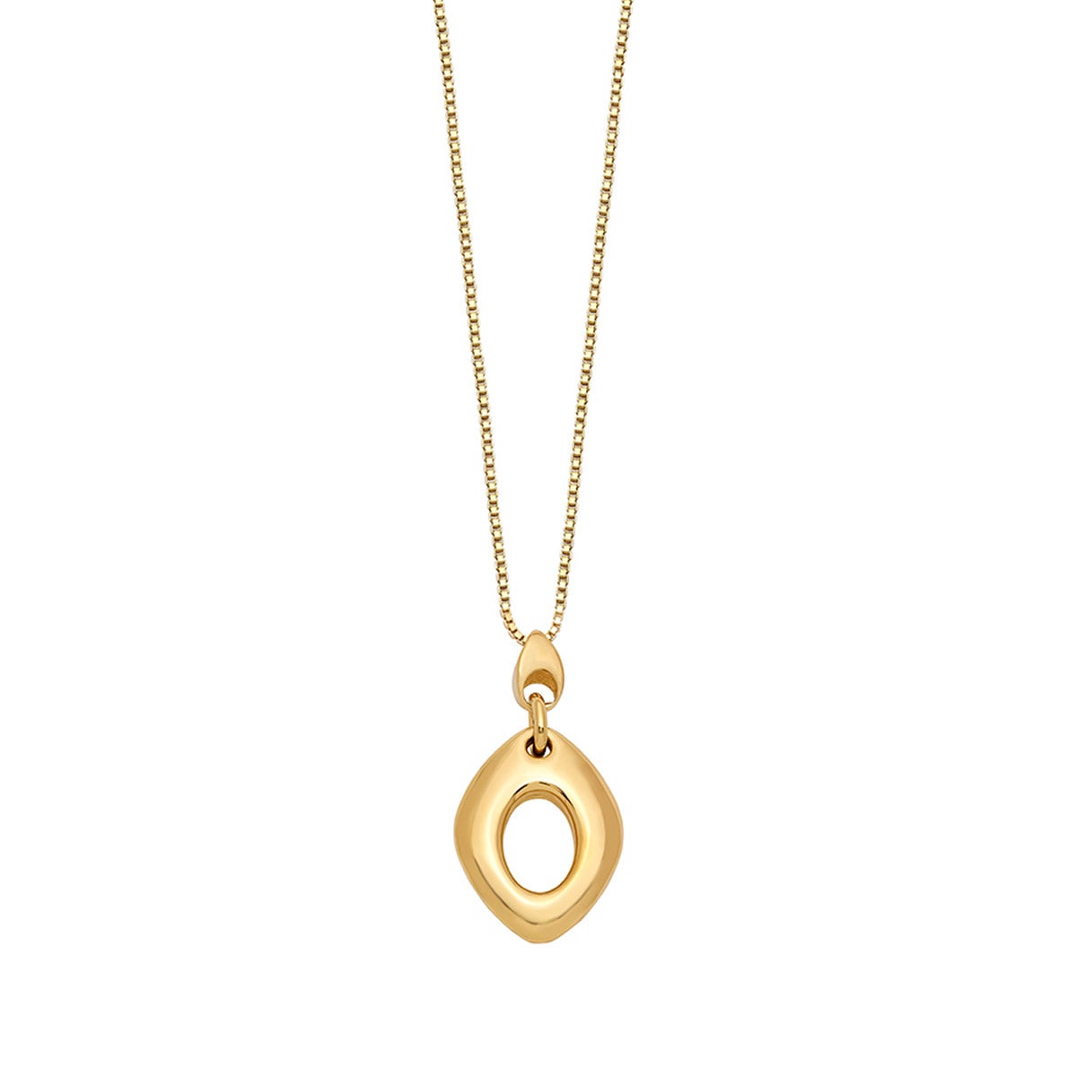 14kt Yellow Gold Diamond Shape Pendant | Costco