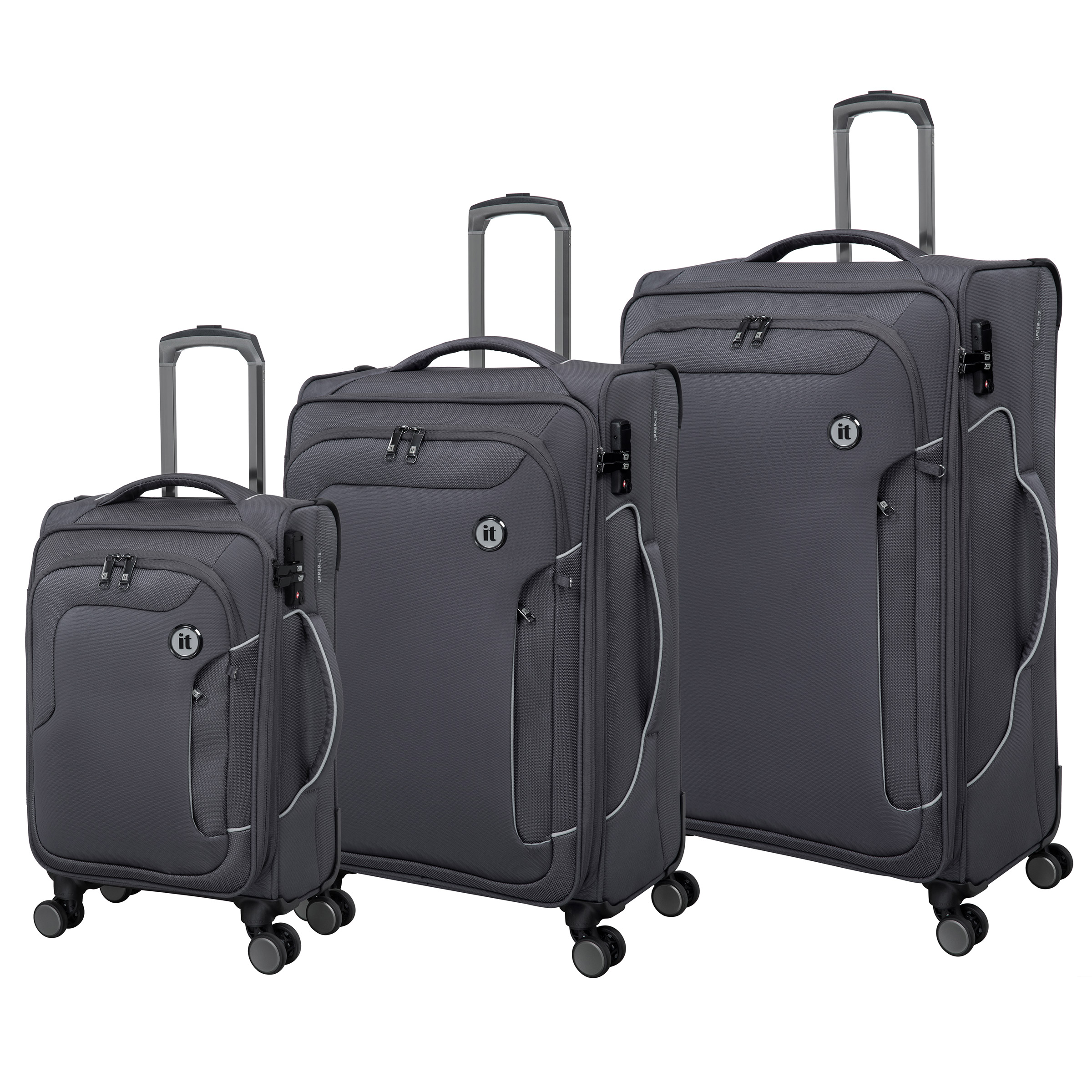 It Luggage Teleported 3-Piece Softside Luggage Set