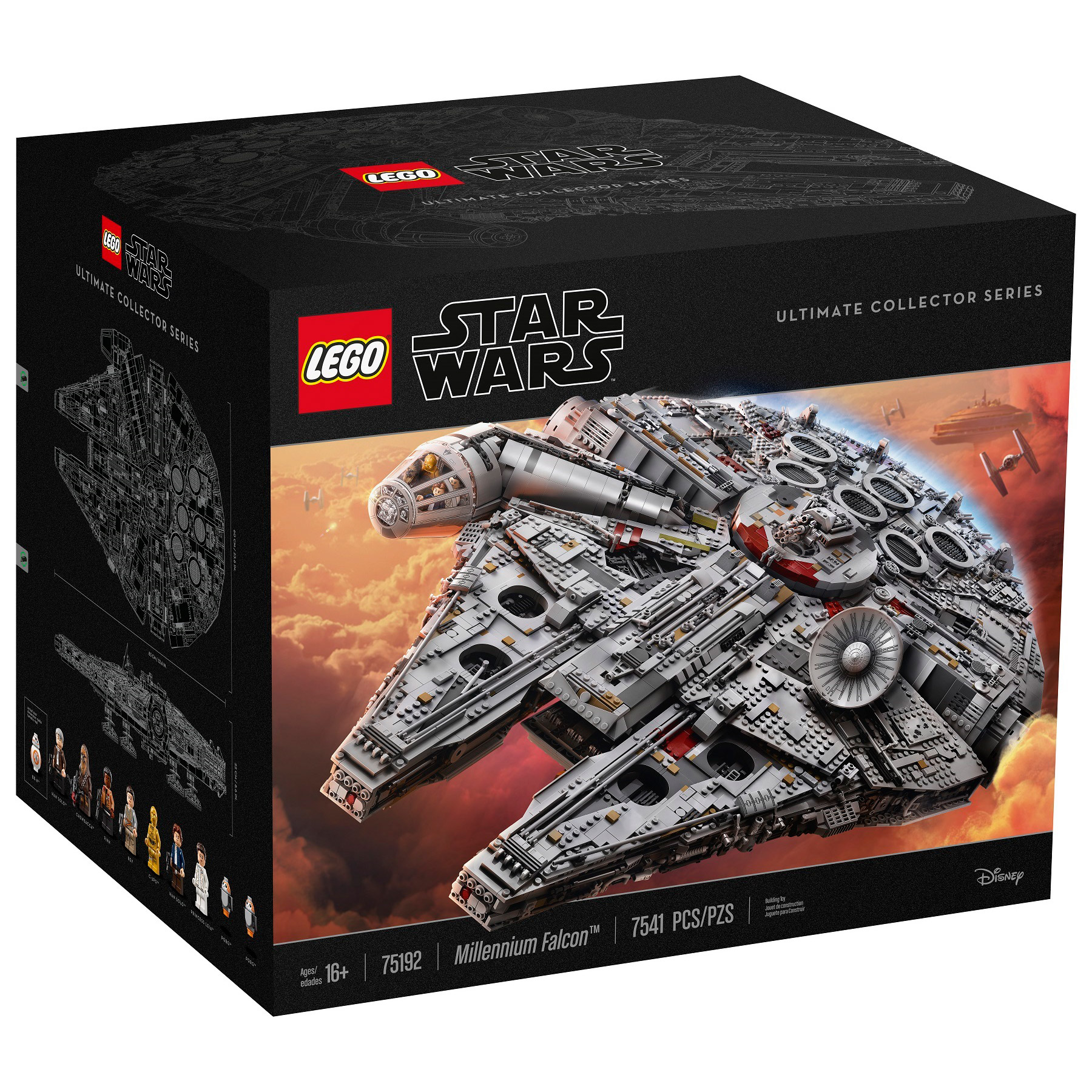 LEGO Star Wars Millennium Falcon Ultimate Collector Series 75192 with Bonus LEGO Star Wars The Dark Falcon 75389