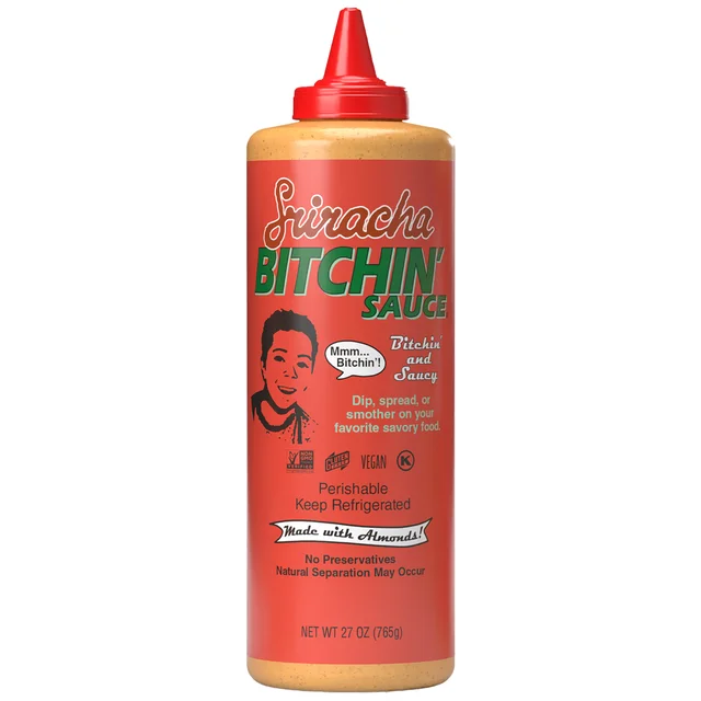 BITCHIN` SAUCE SRIRACHA SAUCE 27 OUNCE CONTAINER