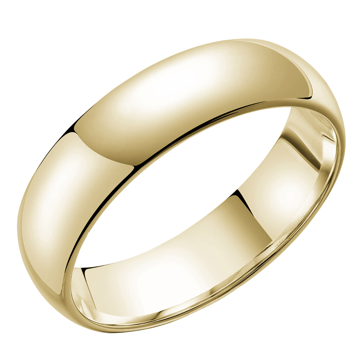 Yellow Gold Men’s Wedding Band