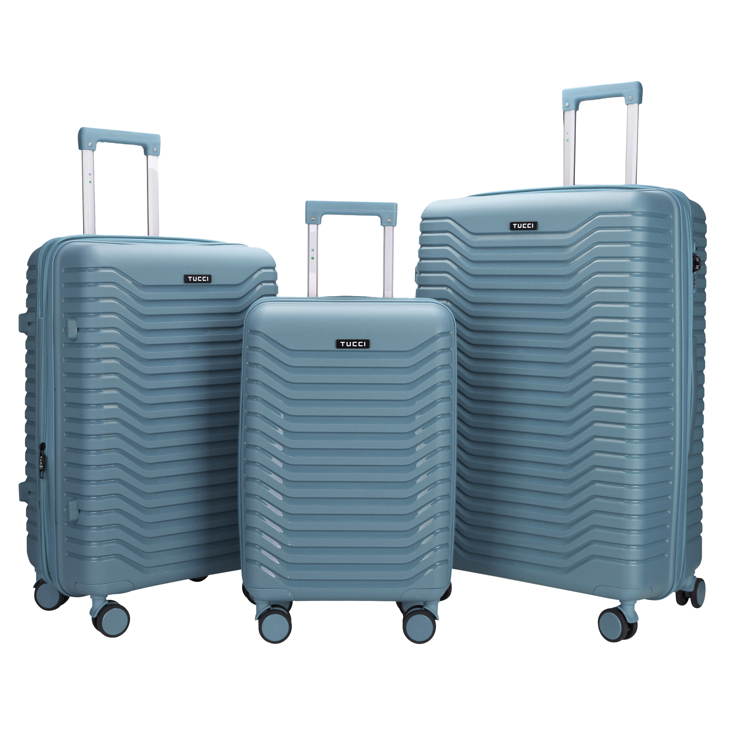 Tucci Presa Di Ferro - 3-piece Hardside Expandable Spinner Luggage