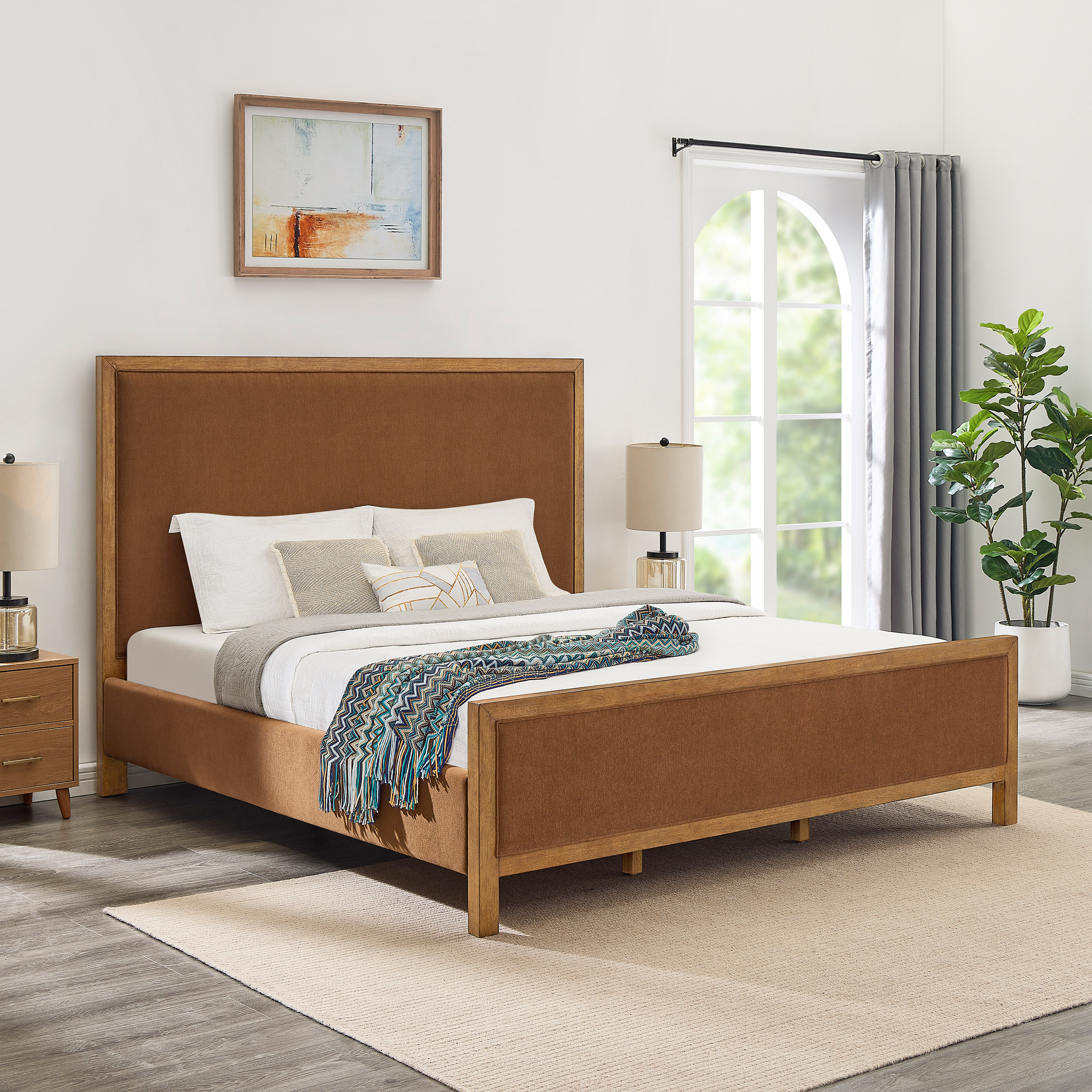 Henredon Upholstered King Bed