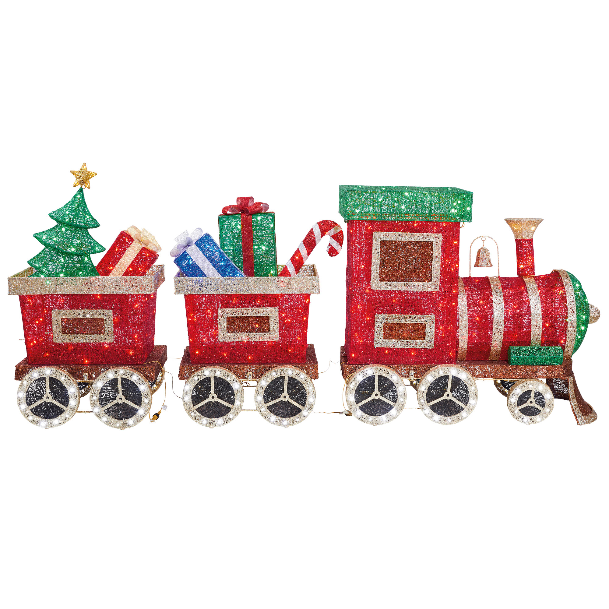 Random Twinkling LED Train Set, 3-piece | Costco
