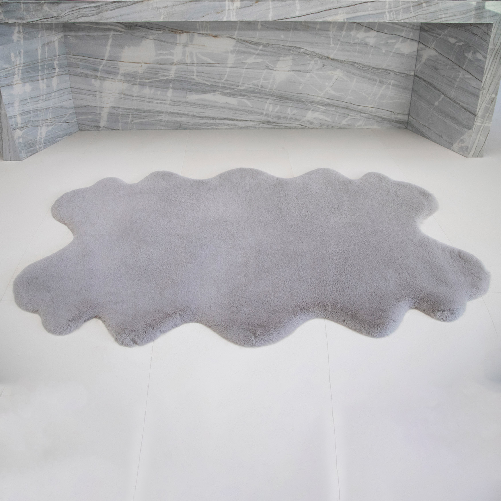 Mon Château Faux Fur Quad Rug