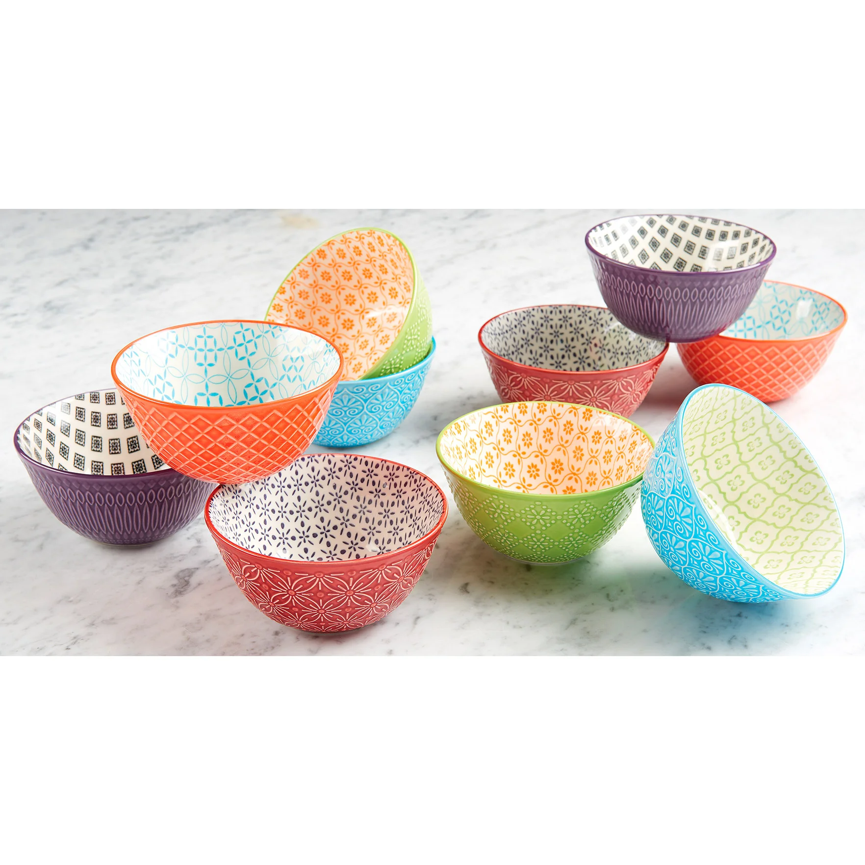 «991»◤完売◢セット北欧調house柄ミニポーチ＆ペンケース*ブラックカラー Signature Housewares 10-piece Small Stoneware Bowls | Costco