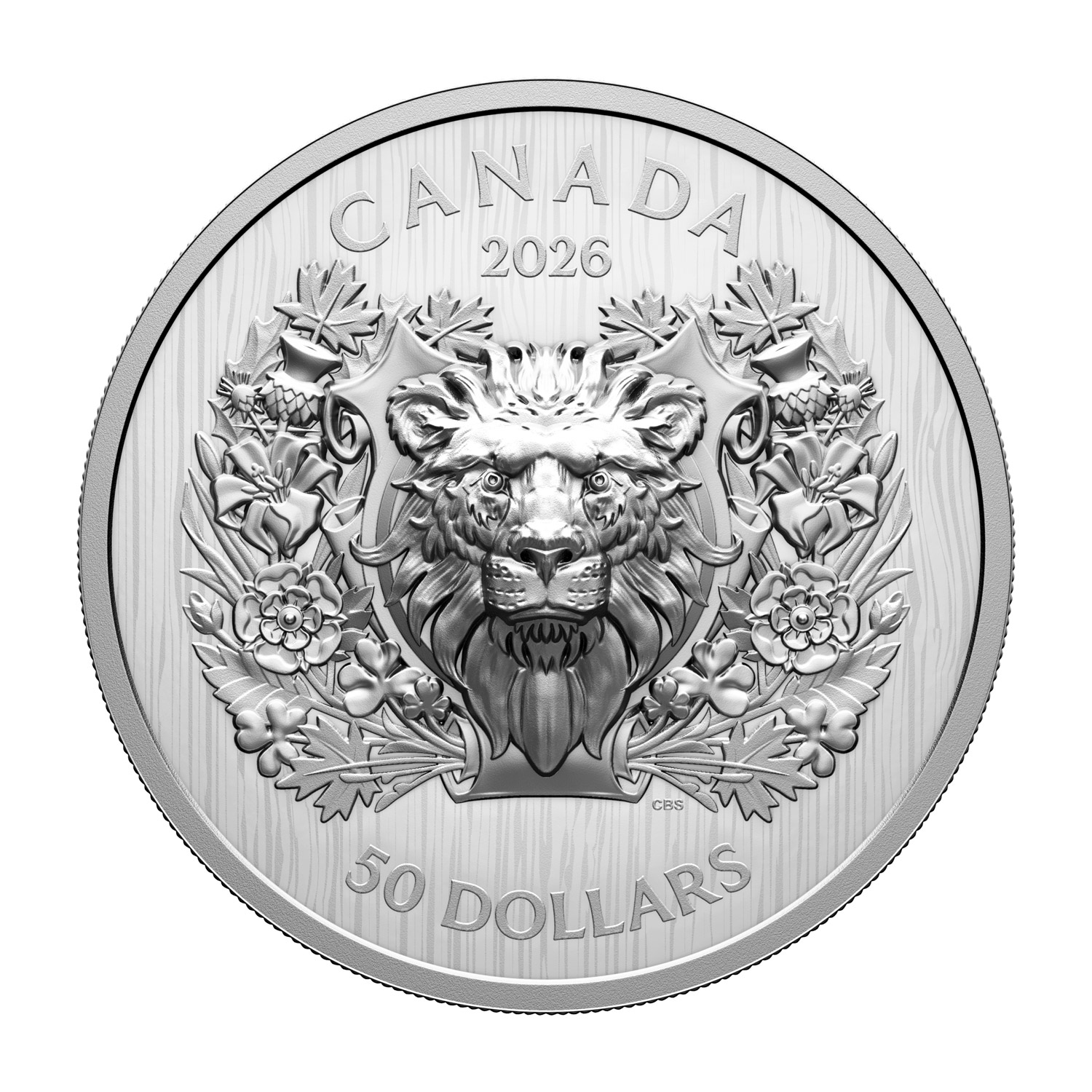 2.18 oz 2026 Heraldic Lion Silver Coin Royal Canadian Mint
