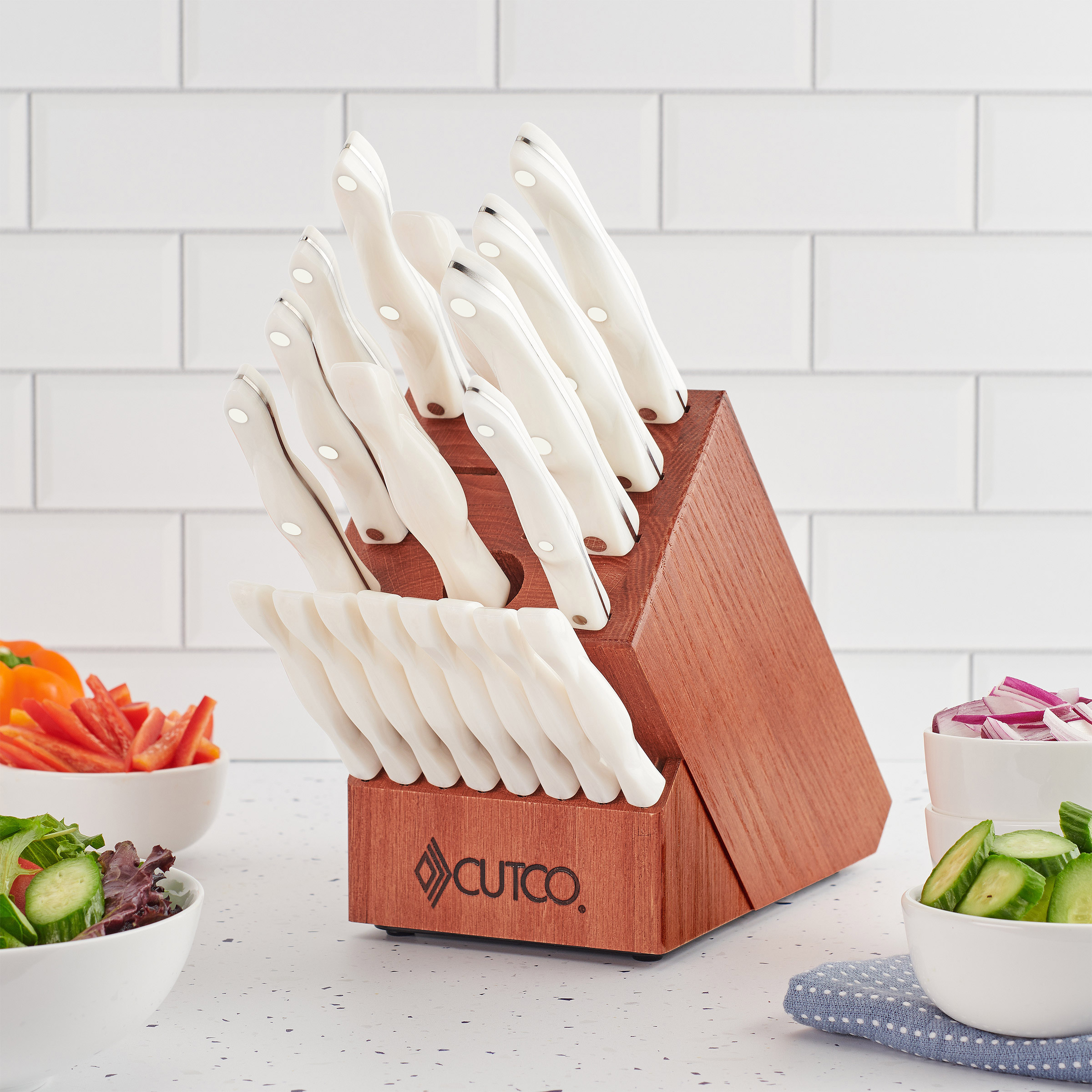 Cutco Kitchen Knife Set - Pearl, 20-piece