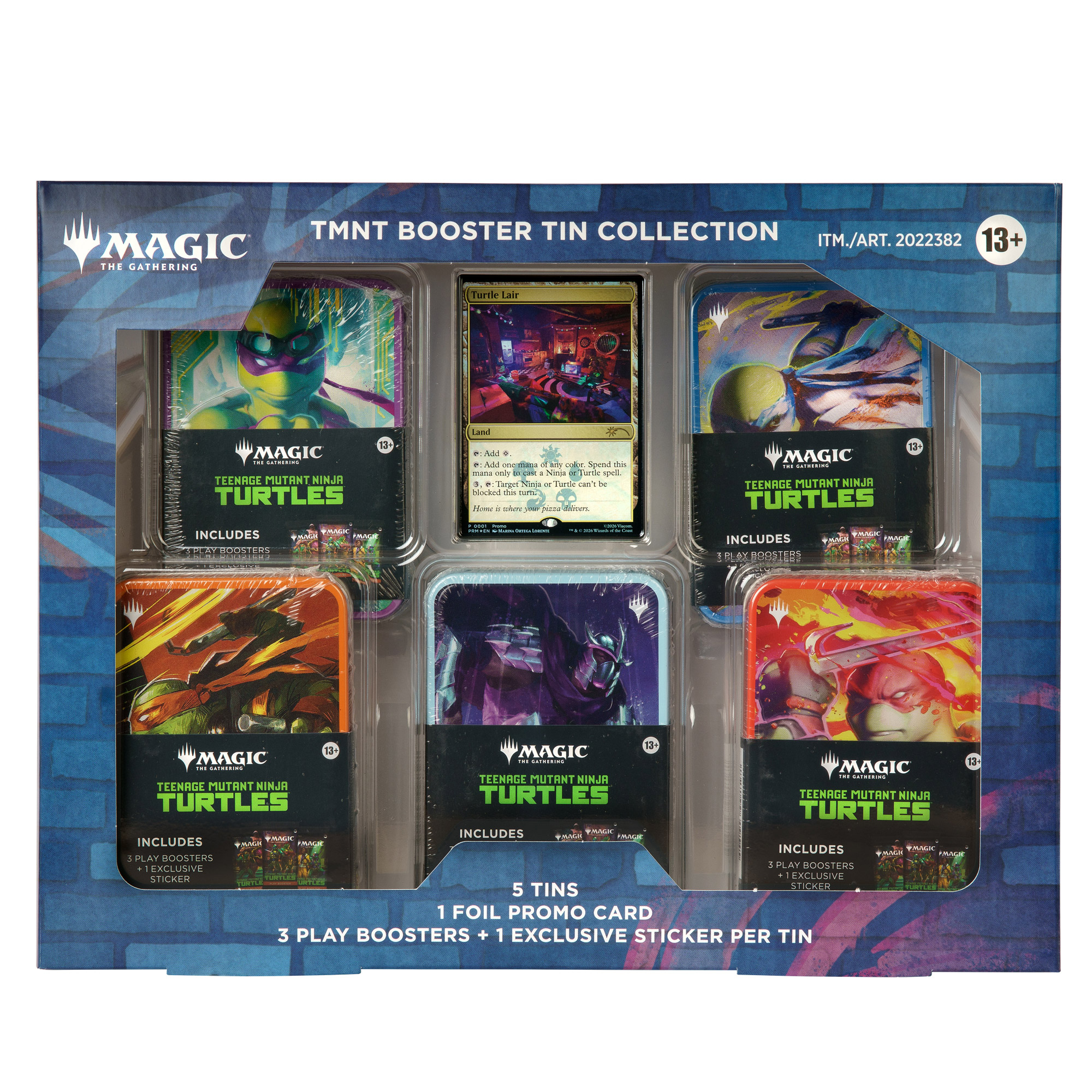 Magic the Gathering: TMNT Universes Beyond 5 Tin Booster