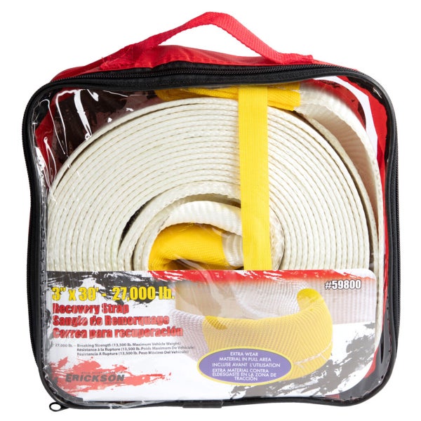 30 ft. x 3 in. 27,000 lb. Recovery Strap Bulk 30 ft. x 3 in. 27,000 lb. Recovery Strap Bulk