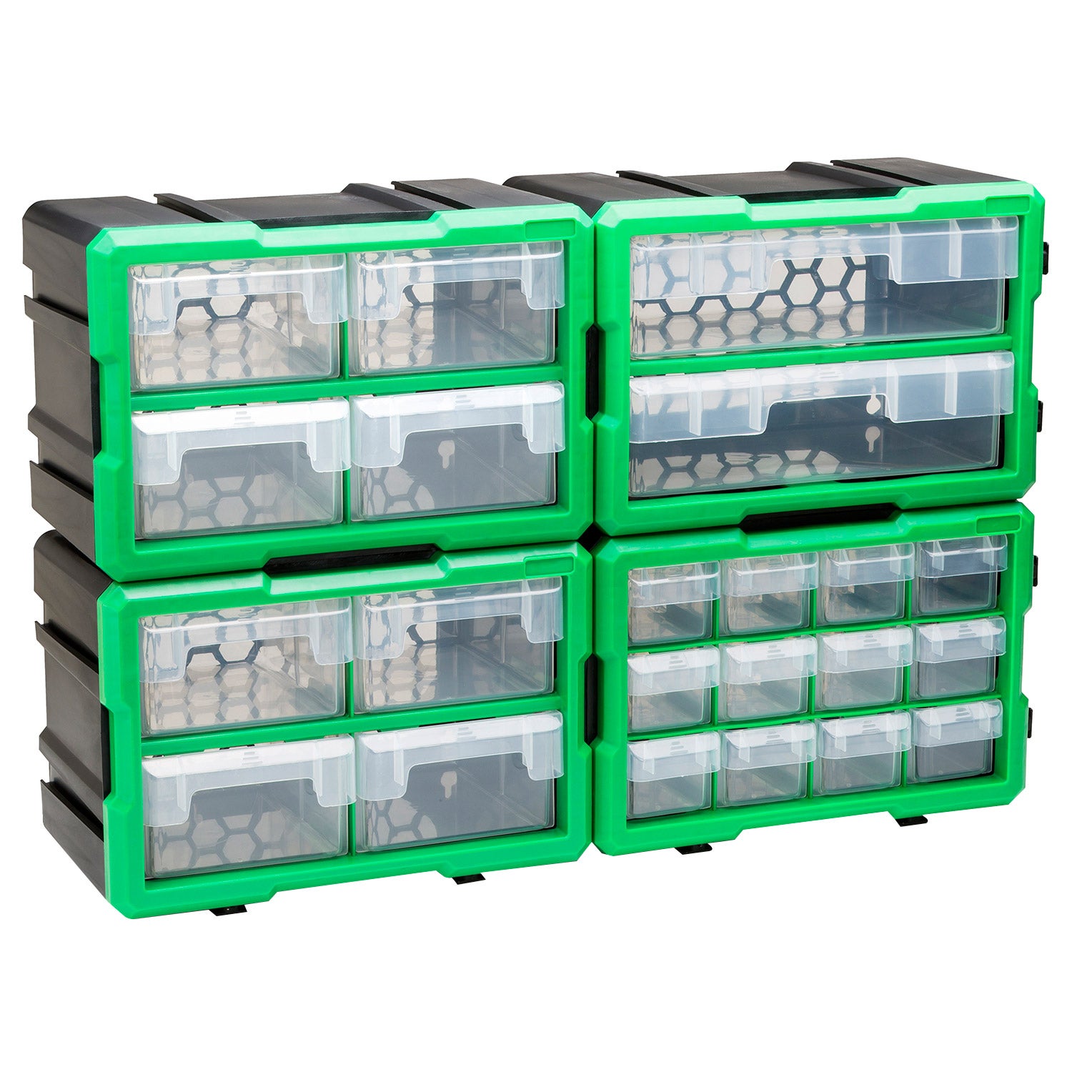 ジャンクションボックス DXオートチェンジビークル セット Steel Vision Interlocking Storage Containers Starter Set, 4-pack