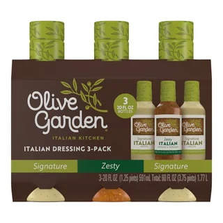OLIVE GARDEN 3 PK ITALIAN DRESSING 3/20 FL OZ
