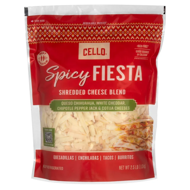 CELLO SPICY FIESTA CHEESE 2.5 LBS