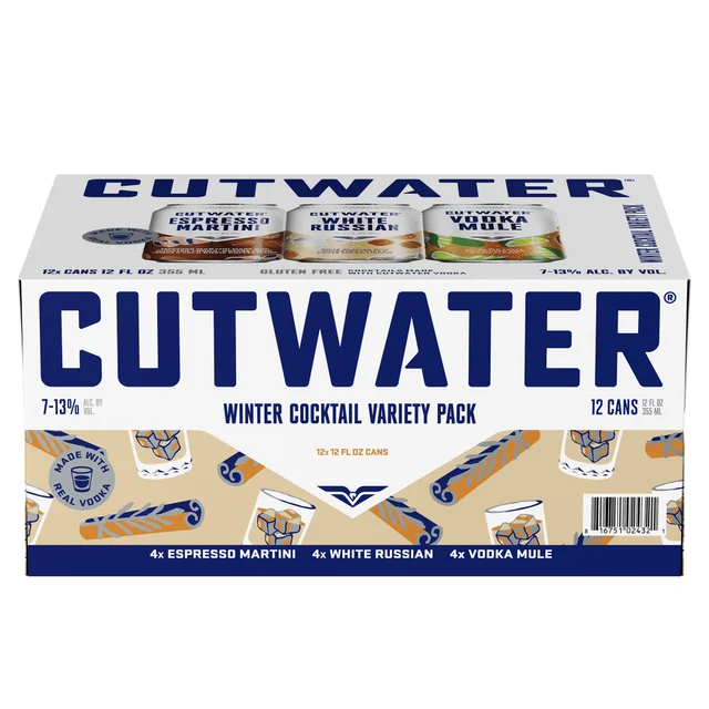 CUTWATER WINTER COCKTAIL VTY 12/12 OUNCE CANS