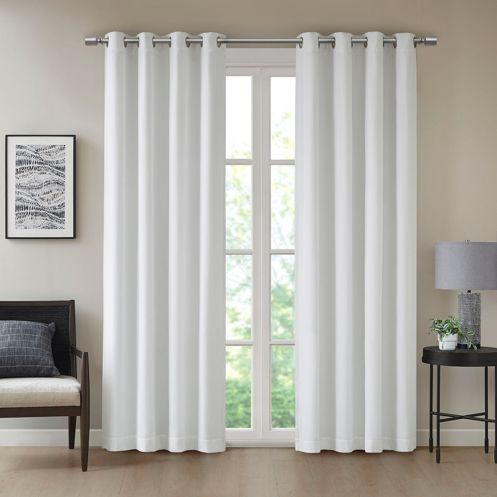 Beautyrest Mercier Blackout Curtain Panel, 2-panels